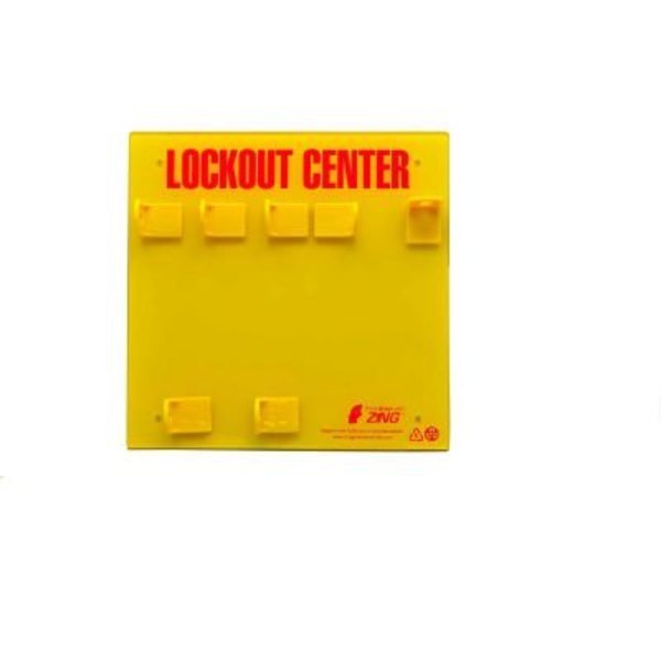 Zing ZING RecycLockout Lockout Station, 3 Padlock, Unstocked, 7113E 7113E